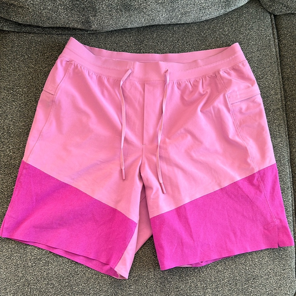 Lululemon L Lined Shorts 8” inseam